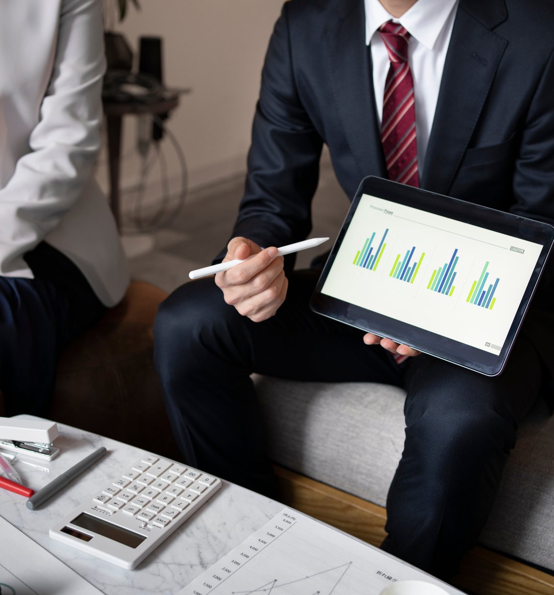 monthly financial reports and bookkeeping documents